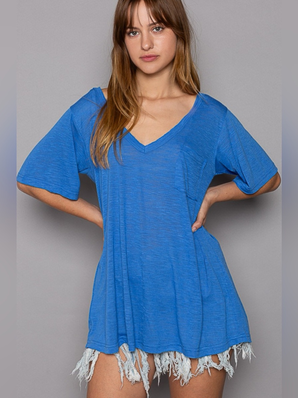 POL V-Neck Short Sleeve T-Shirt